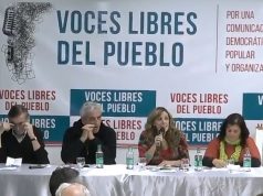 Ottaviano, Villamayor, Mocca y Bruschtein en el panel «Desafíos»