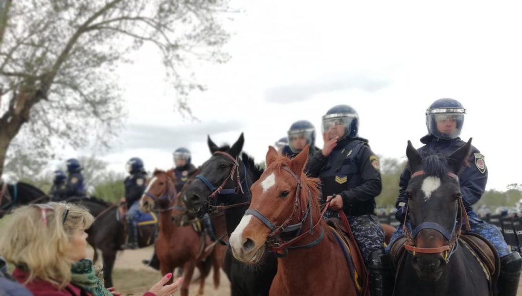 Desalojo en Parque Esperanza