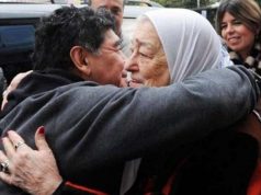 Maradona a Hebe: «Todo mi apoyo, todo el apoyo sincero de un peronista»