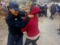 Represión a diaguitas en Salta: heridos y detenidos