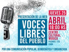 Voces Libres del Pueblo lanza su página web