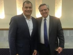 Rafael Correa: «Voy a ir a la asunción de Alberto Fernández»