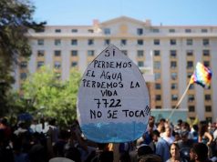Mendoza: «Estamos marchando por el derecho humano de tener agua pura»