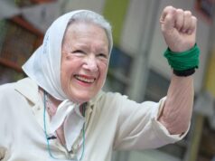 Nora Cortiñas: «Tendría que estar Milagro libre»